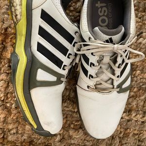 Adidas Boost Endless Energy Golf Shoes - Men's Size 9.5 White Yellow Black